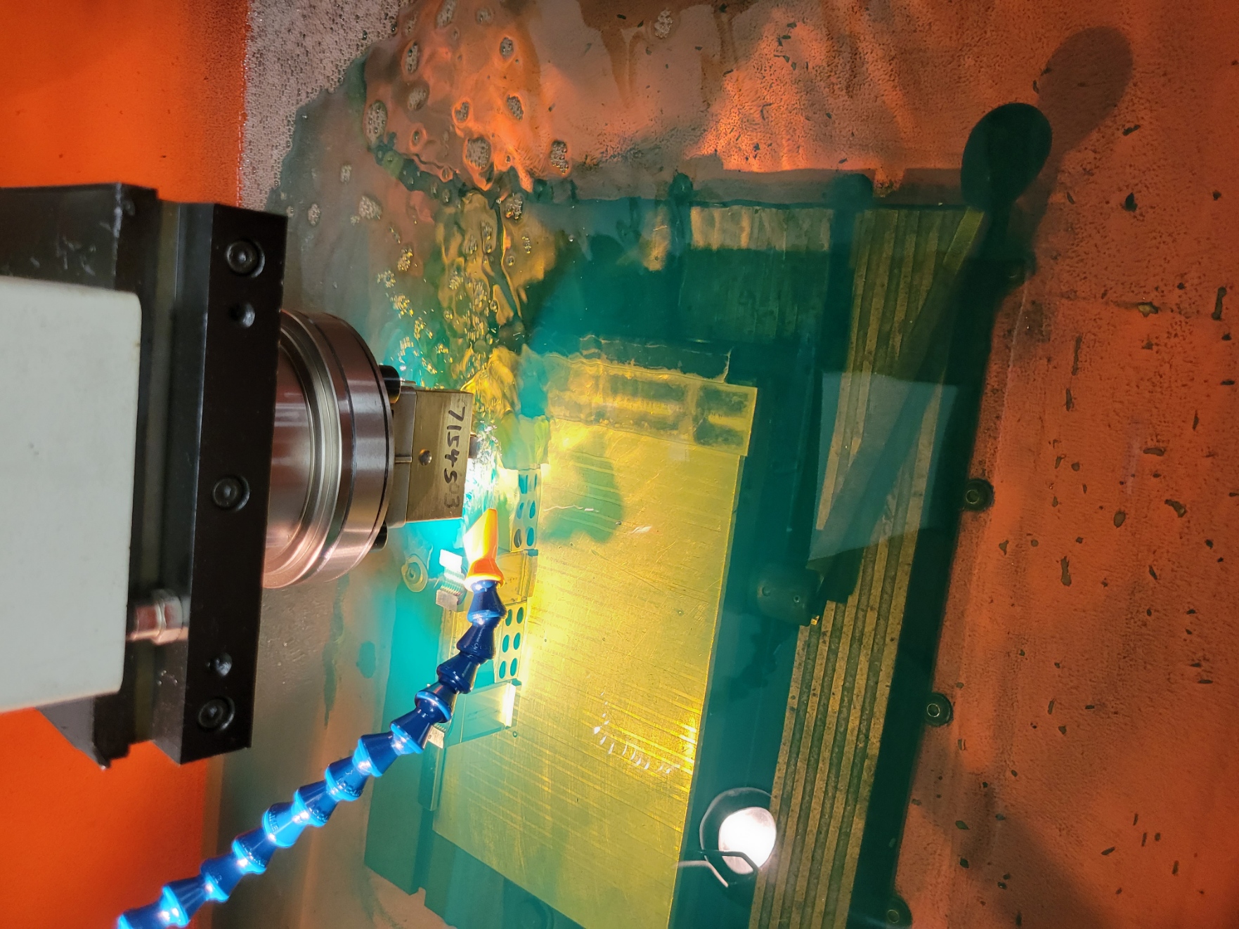 Sinker EDM process in action